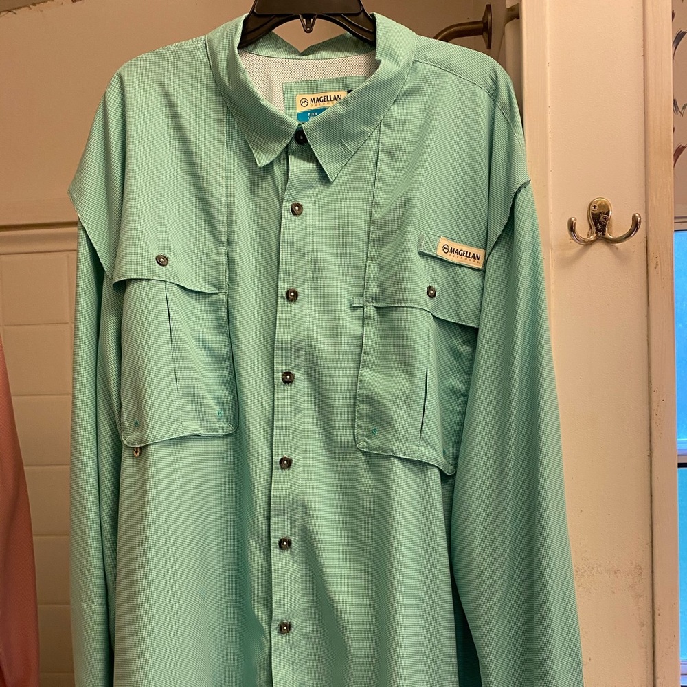 Magellan Men’s 3XL Fish Gear vented shirt